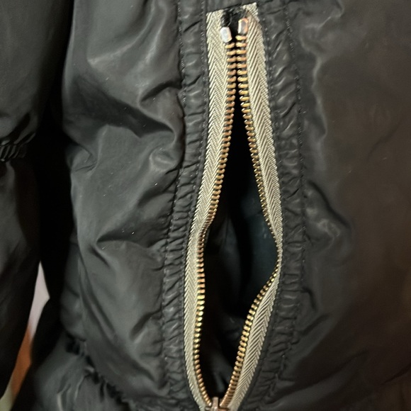 Authier ski & snow black down zip/ hooded jacket Sz 8 - Picture 4 of 16